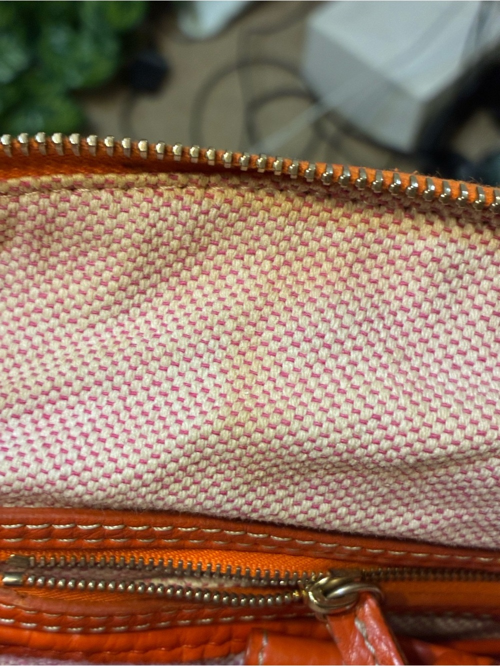 Dooney & Bourke Vibrant Orange Pebbled Leather Satchel with Charm - Picture 12 of 16
